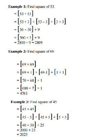 Square of Number, Tips and Tricks For CAT, SSC and Bank Exams