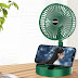 Best Usb Foldable Rechargeable Telescopic Mini Desktop Air Fan 3 In 1 Camping Portable Battery Fan