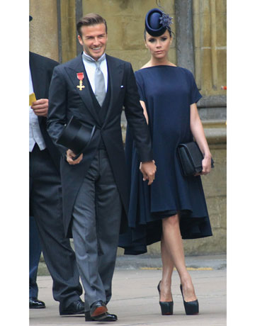 Royal Wedding Style: The Beckhams, Up Close and Personal