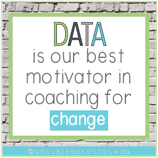 DATA is our best motivator in coaching for change