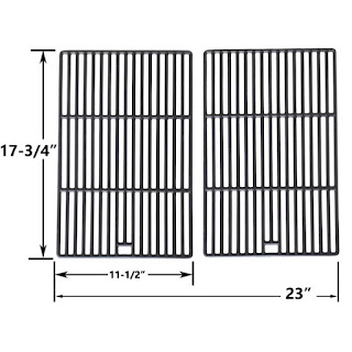 Matte Cast Iron Cooking Grid For BBQ Grillware Gas Grill Models
