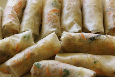 Pachetele de primavara(Thai Spring Rolls)