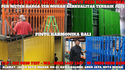 GAMBAR, PINTU HARMONIKA, BALI, HARGA, PINTU BESI HARMONIKA PER METER TERBARU, 2024