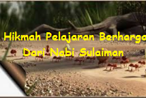 Hikmah Pelajaran Berharga Dari Nabi Sulaiman.