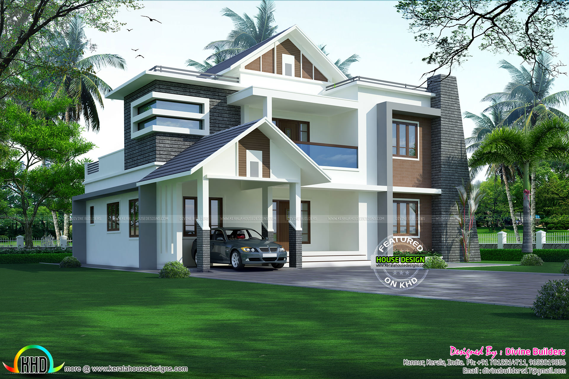  50 lakhs  cost estimated 5  bedroom home  Kerala home  