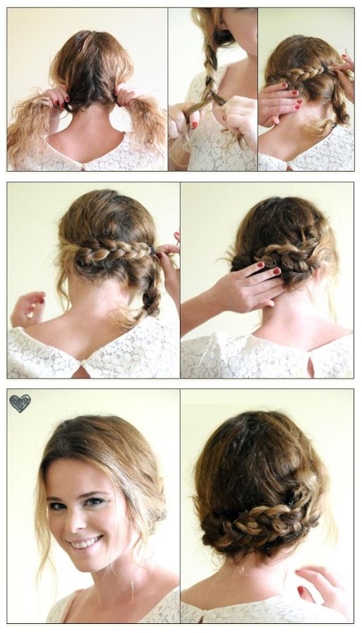 Beauty Tutorials: Easy Braided Up-Do Hairstyle