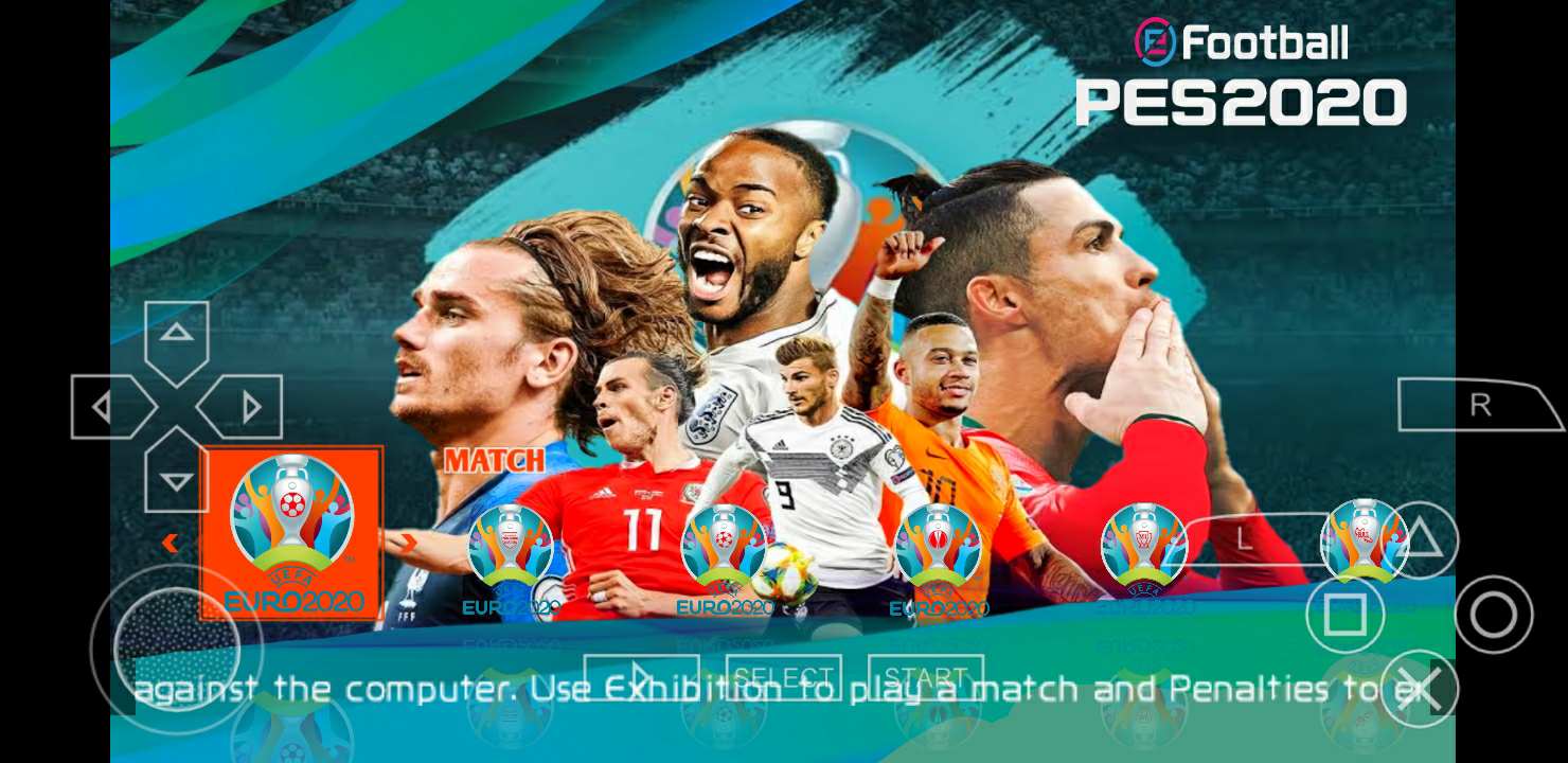 Download eFootball PES Mod Euro 2020 PPSSPP For Android