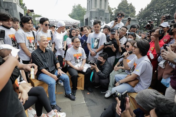 Ganjar Bahas Industri Kreatif Bersama Milenial: Mereka Butuh Pelatih