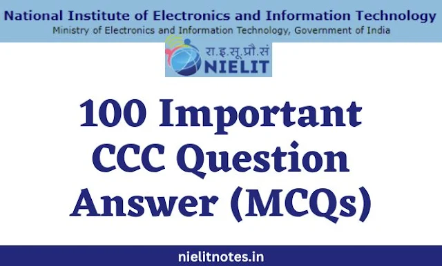 100 CCC Question Answer PDF