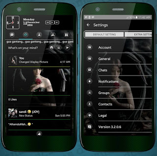 BBM Transparan Black v3.2.0.6 APK Terbaru