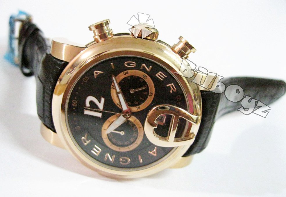 WATCHES ONLINE: AIGNER BARI LEATHER WATCHES