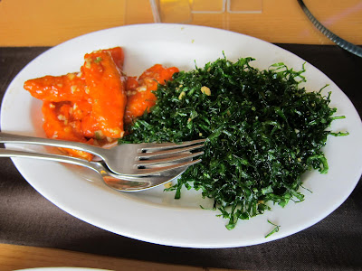 Crispy Spinach Chicken at Soy Pune