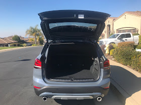 Tailgate open on 2020 BMW X1 xDrive28i 