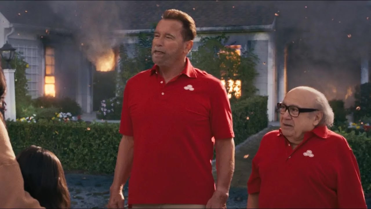 Arnold Schwarzenegger and Danny DeVito Reunite for Hilarious State Farm Super Bowl Ad