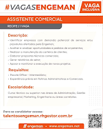 Vaga de Assistente Comercial em Recife/PE