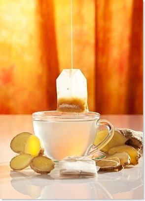 tea with ginger and lemon juice