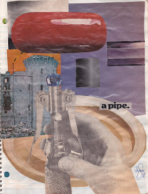 Grinding Nuts - collage by douglas brent smith