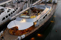 Charter Yacht Andromeda La Dea in the Mediterranean this summer 2009 - View of Flybridge - Contact ParadiseConnections.com