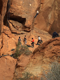 Lead Climbing in Red Rock Canyon