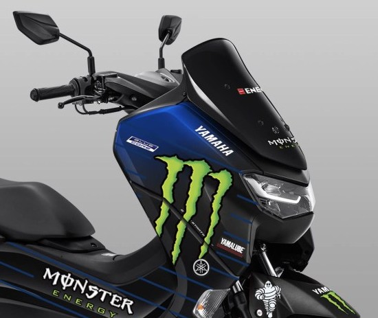 Ketika New Yamaha Nmax Dilabur Livery Monster Energy