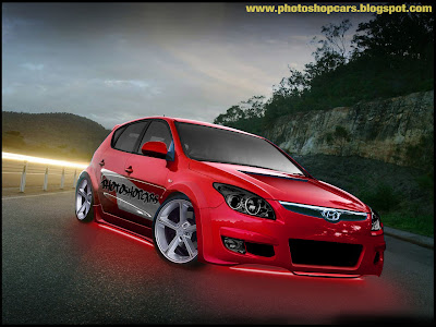 Hyundai i30 virtual tuning rebaixado tunado papel de parede wallpaper 