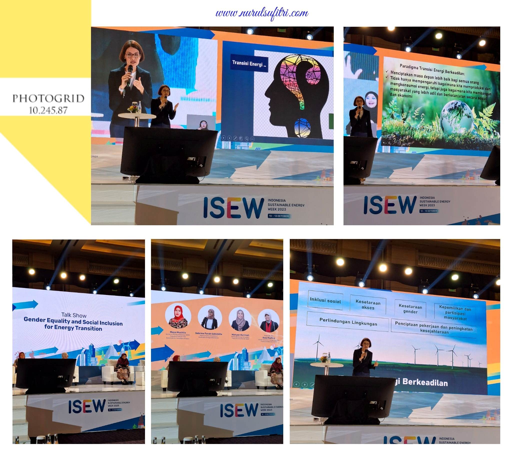 Indonesia Sustainable Energy Week (ISEW) 2023 Transisi Energi Baru dan Terbarukan Berkeadilan untuk Semua