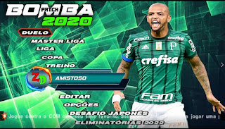 PES 2020 BOMBA PATCH  LITE 200 MB PPSSPP ANDROID BRASILEIRÃO & EUROPEUS