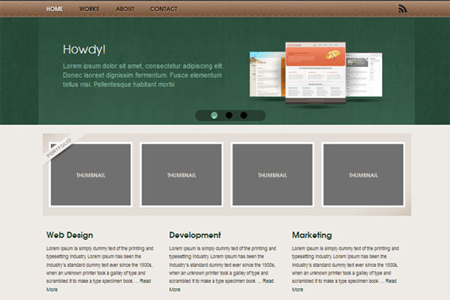 50 Fresh Free HTML5 and CSS3 Website Templates