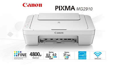 Canon PIXMA MG2910 Driver Download for Windows, Mac OS & Linux