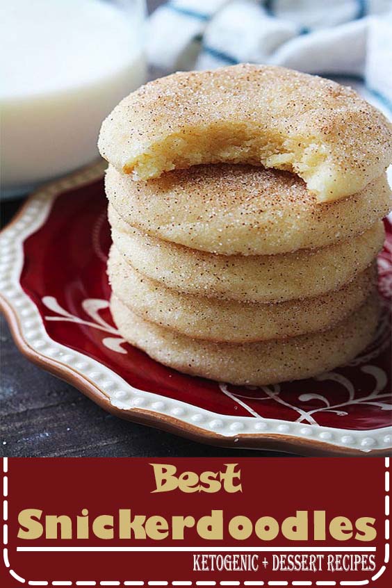 This really is the best Snickerdoodles recipe I have ever tried. They always turn out thick, chewy, and soft. No other recipe compares! #cookie #cinnamon #sugar #dessert
