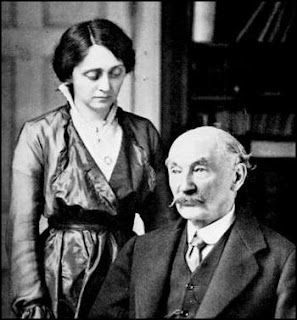 Thomas Hardy with Florence Dugdale