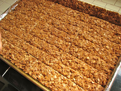 Homemade Granola Bars--Makes 45 granola bars! Wow! :-) I love how cost-effective this is!