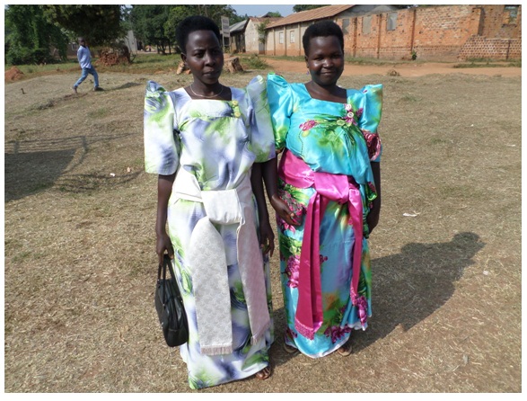 Women in traditional dress style