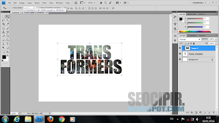 Tutorial Membuat Tulisan Bergambar Menggunakan Photoshop