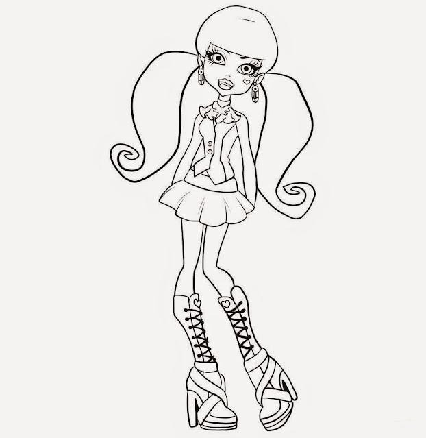 Monster High coloring pages coloring.filminspector.com