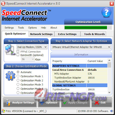 SpeedConnect Internet Accelerator 8.0 Full Terbaru