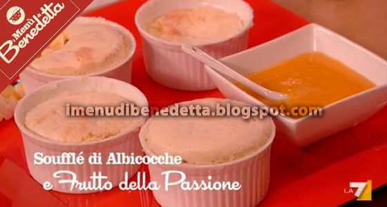 souffle albicocche e passion fruit