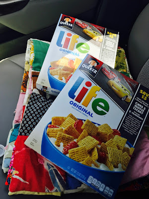 Blanket and Life Cereal