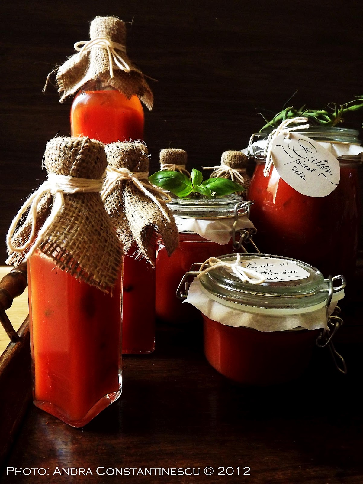 Retete De Toamna Passata Di Pomodoro Bulion Picant Si Suc De