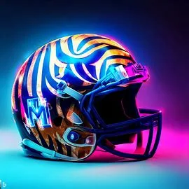 Memphis Tigers Concept Football Helmets
