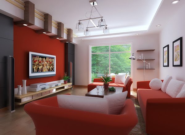 Red Living Room Furniture