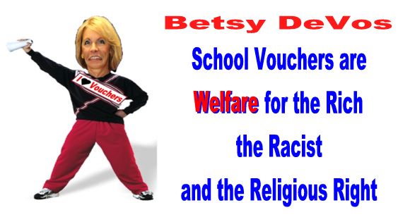 Image result for big education ape DeVos  vouchers