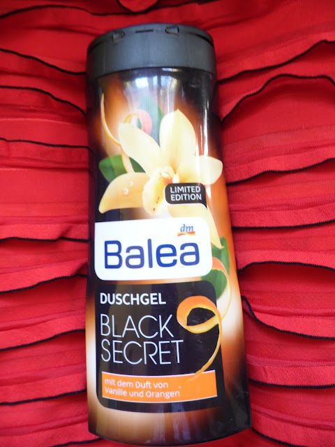 Balea,Black Secret (pomarańcza i wanilia) - żel pod prysznic.