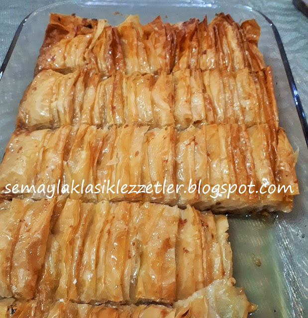 Sema Usulü Kolay Pileli Baklava