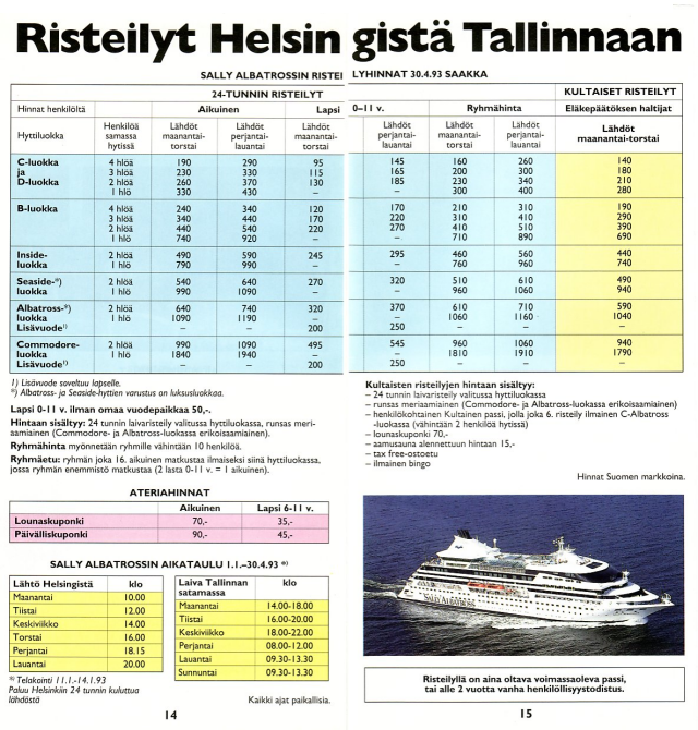 Sally Albatross - Silja Line