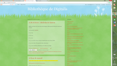  la page de la bibliothèque des adhérents