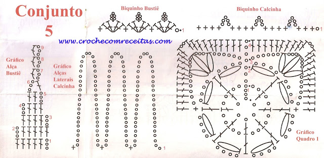 biquini em croche square com receitas em croche