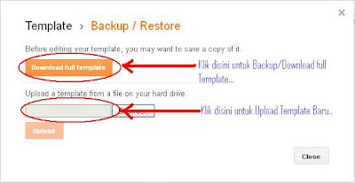 Backup Restore New Blogger Interface
