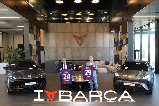 CUPRA ser hasta 2029 Official Automotive and Mobility Partner y el Official Car del FC Barcelona