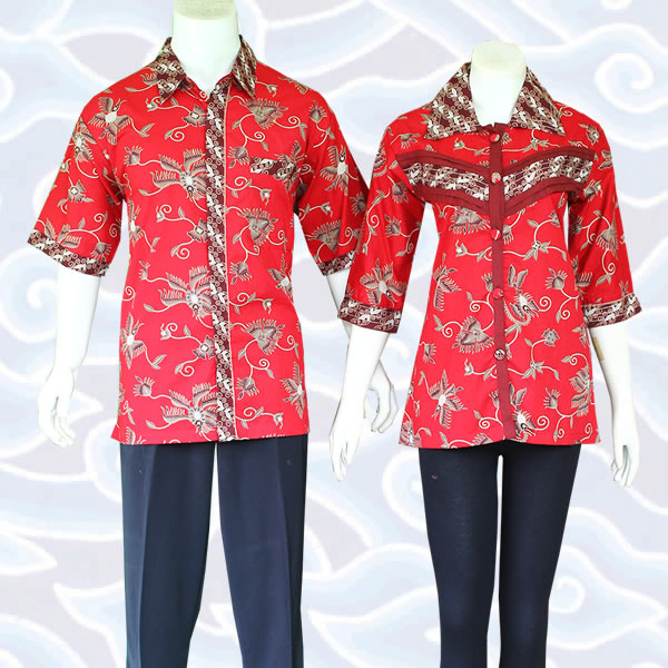 Model Baju  Batik Couple Anak  Muda  Tampil Serasi Dengan 